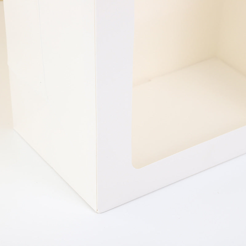 Wedding Bag Sacchetto Bianco Con Finestra Vetrina Trasparenti PVC