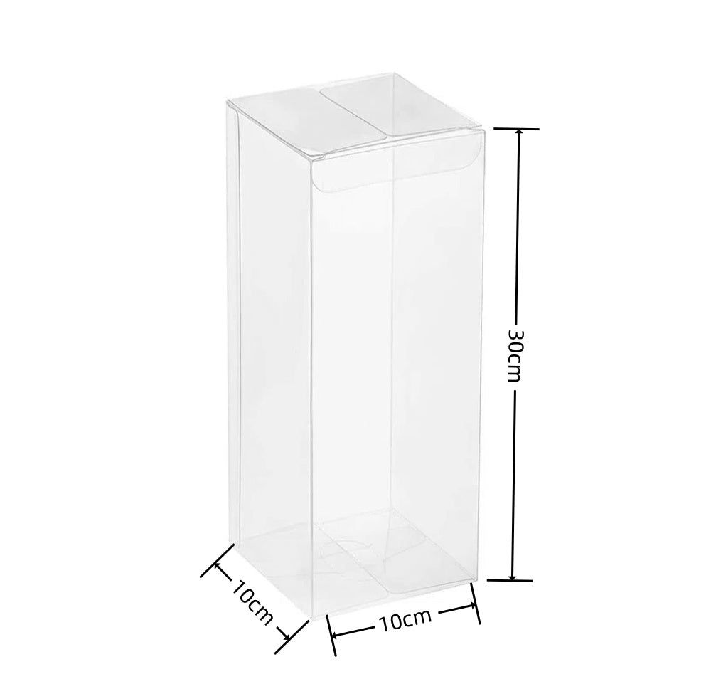 Scatole rettangolare trasparente pvc 10*10*30cm