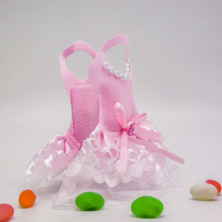 12 Pezzi Sacchettini Portaconfetti Disegno Vestito