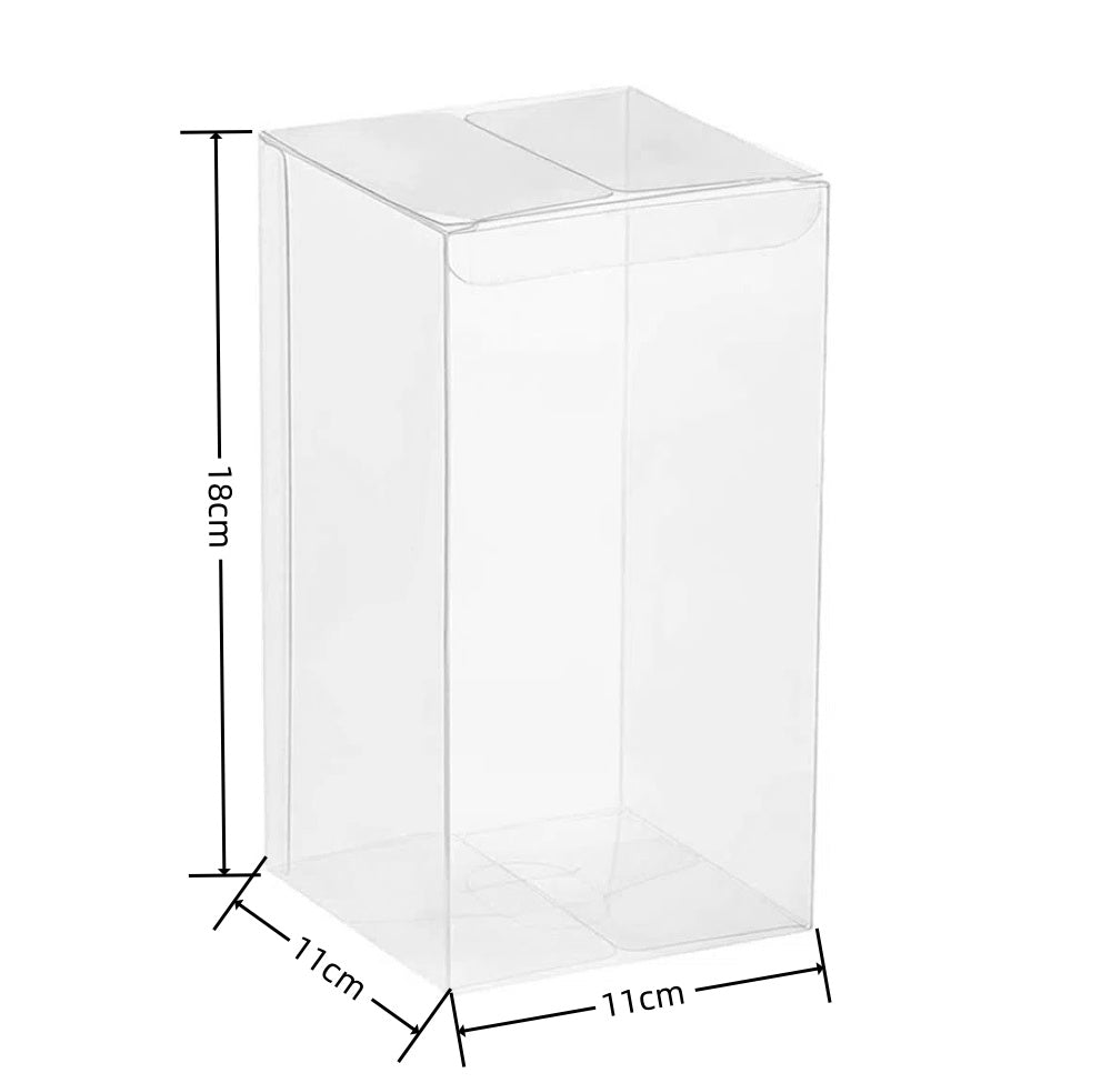 Scatole rettangolare trasparente pvc 11*11*18