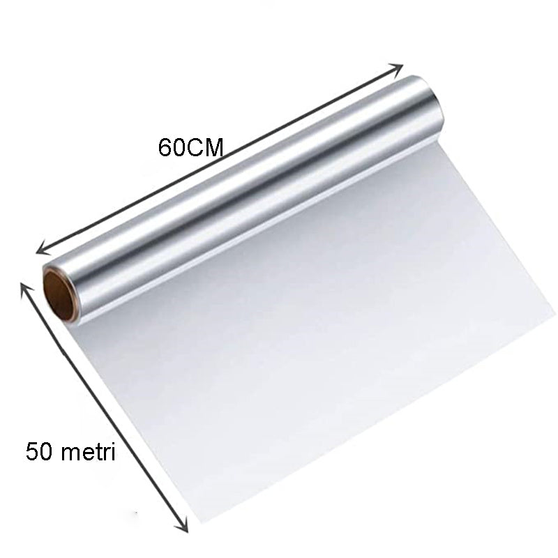 Rotolo Lunghezza 50 Metri Larghezza 60cm (60cm*50M) Involucro di Cellophane