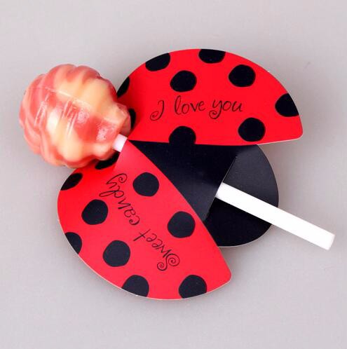 50 Etichette Decorazione Carta Lecca Lecca Lollipop Chupa Chups