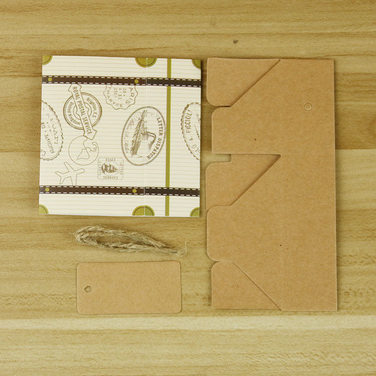 50 Scatole Portaconfetti con etichetta forma valigetta tema viaggio