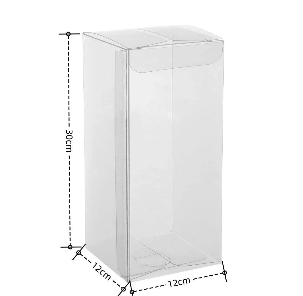 Scatole rettangolare trasparente pvc 12*12*30cm