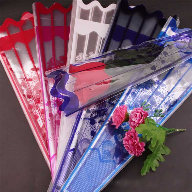 100 Pezzi Sacchetti Trasparenti Porta La Rosa Fiore San Valentino, Anniversario Regalo