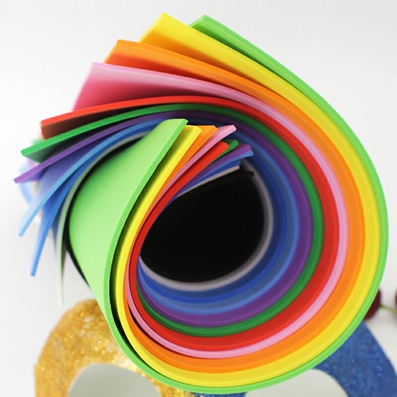 Fogli A4 colorati in gomma eva (confezione di 50)