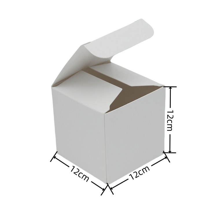 10 Pezzi Scatole Cartone Bianche Con Coperchio Per Regalo Confezione Bomboniera disponibile in varie misure