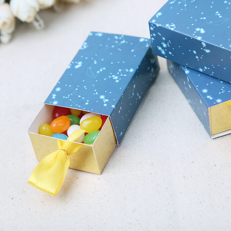 50 Pezzi Scatoline Portaconfetti Tema Romantico Stella