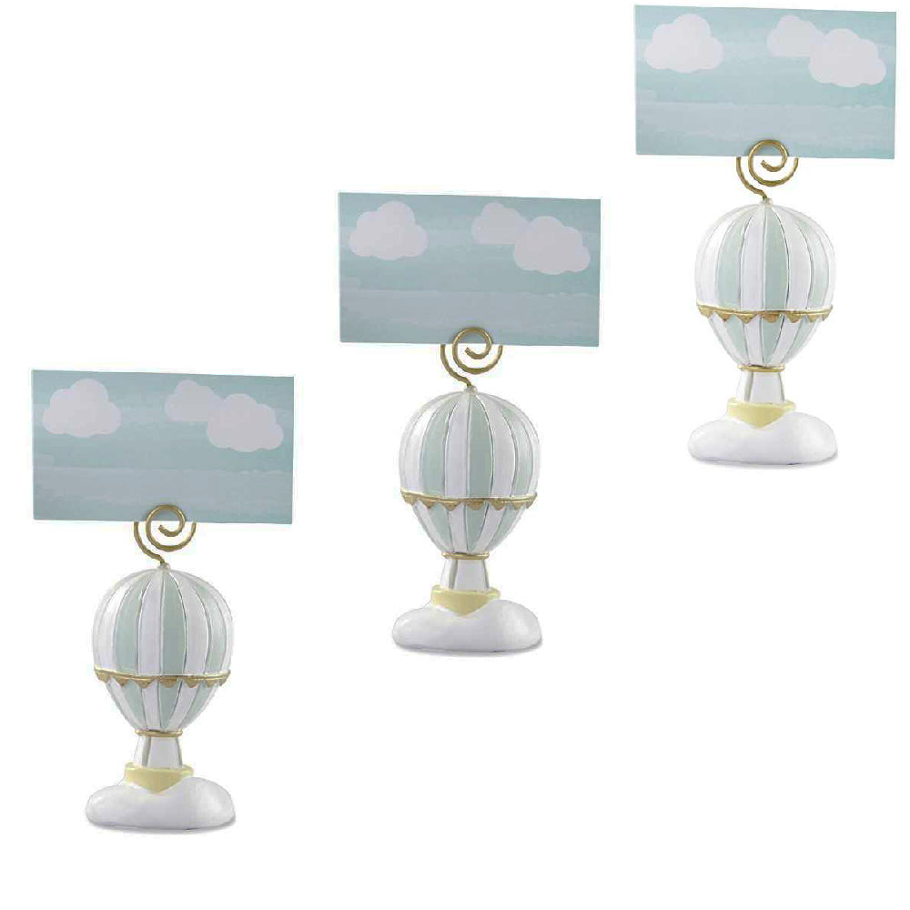 Segnaposto Porta foto Pinzetta Mongolfiera Resina
