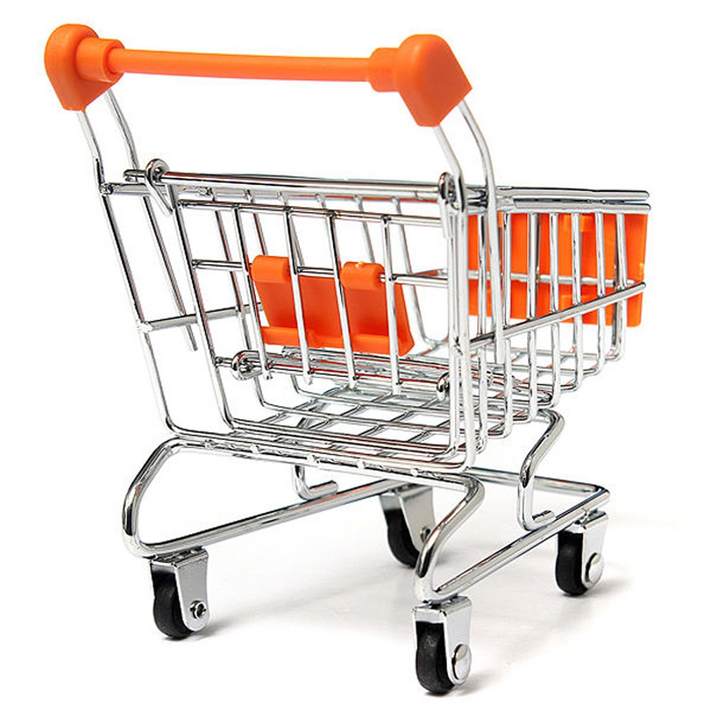 Mini Carrello Spesa Regalo Porta Oggetti Cestino