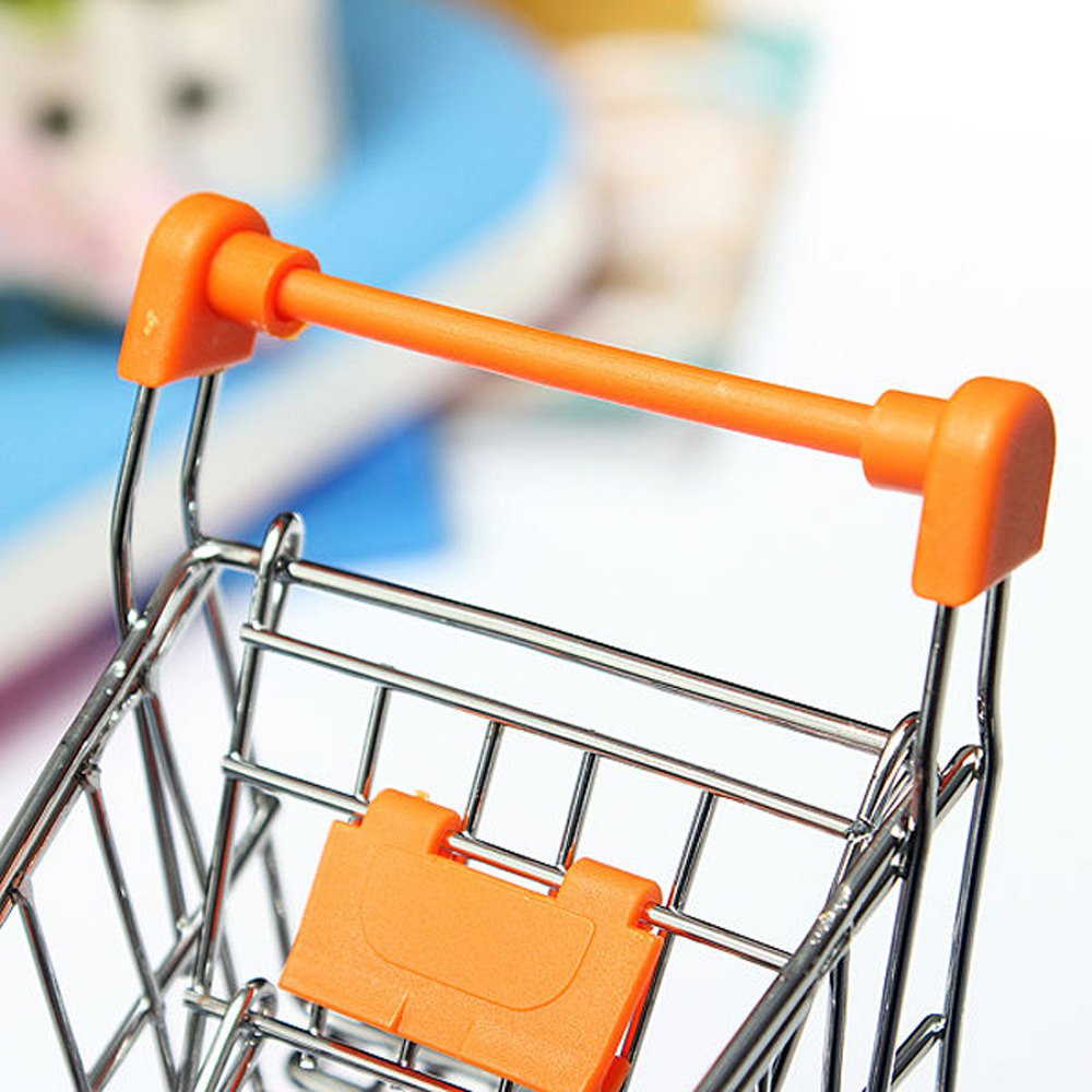 Mini Carrello Spesa Regalo Porta Oggetti Cestino