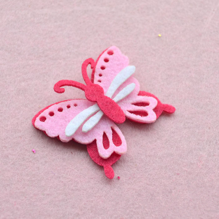 20 Pezzi Accessori Non-Woven Farfalla Passeggino Bomboniera Creazioni Fai da Te