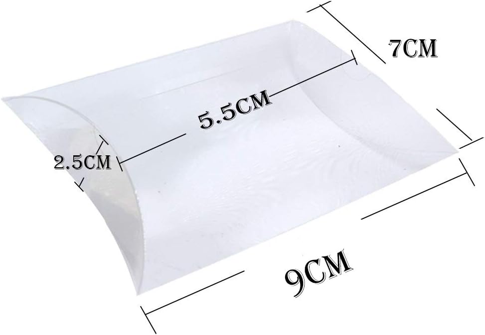 50pz Portaconfetti Cuscino PVC 9x7cm