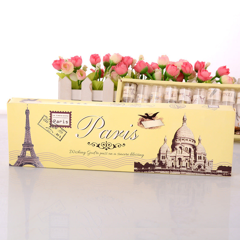 12 Pezzi Mini Barattolo Con Tappo In Sughero Bottiglia alla deriva Pergamene