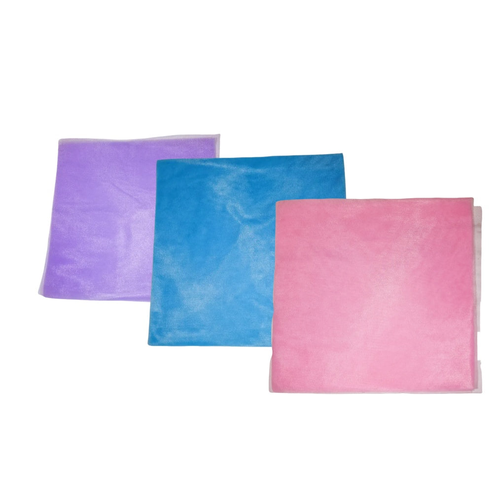 20 pz Velo Tulle Elastico Quadrato 28cm Bomboniera Cerchio Porta Confetti