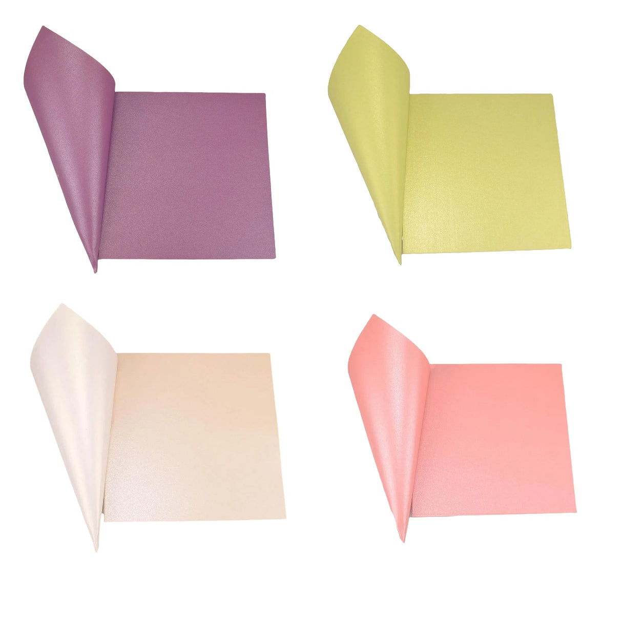 50pz Coni di carta perlata lucida 250gr misura 15 * 15 cm Materiale FAI DA TE