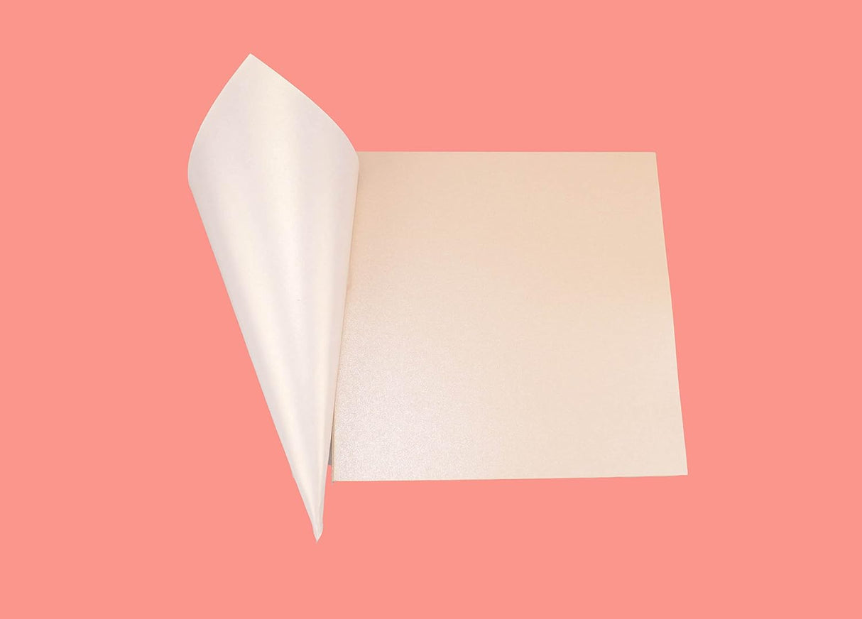 50pz Coni di carta perlata lucida 250gr misura 15 * 15 cm Materiale FAI DA TE