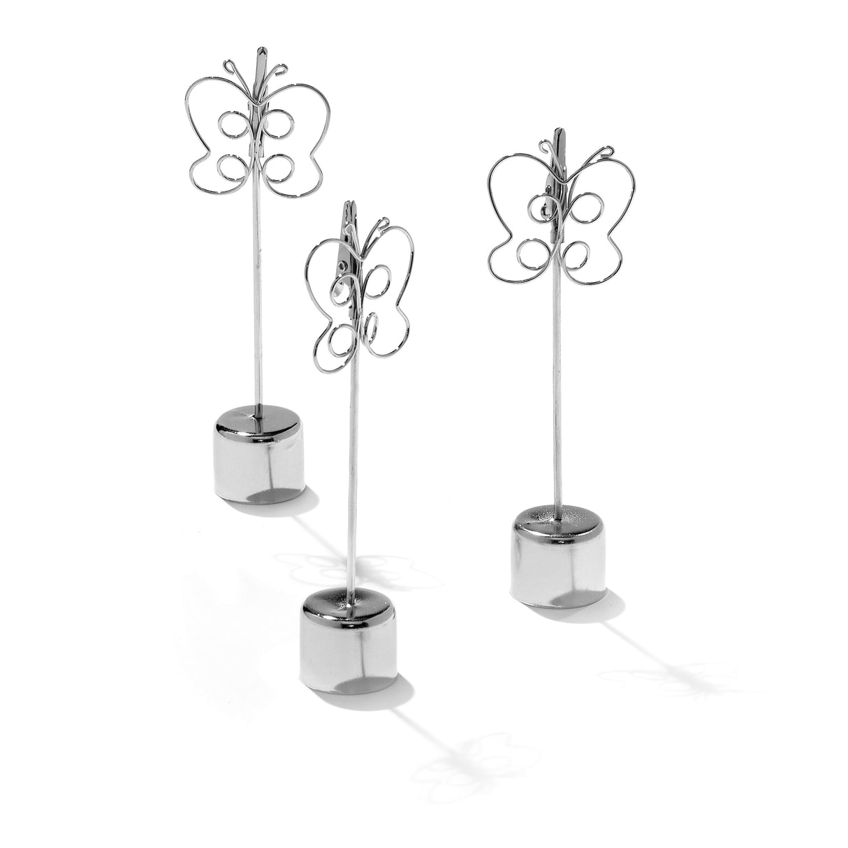 10 Pezzi Segnaposti Segnatavolo Pinze per Biglietto Foto Farfalla