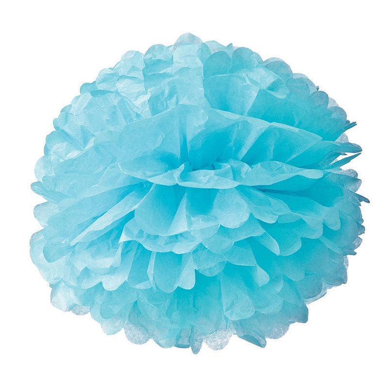 pom pom 20cm carta addobbo matrimonio shabby party festa compleanno pon pon
