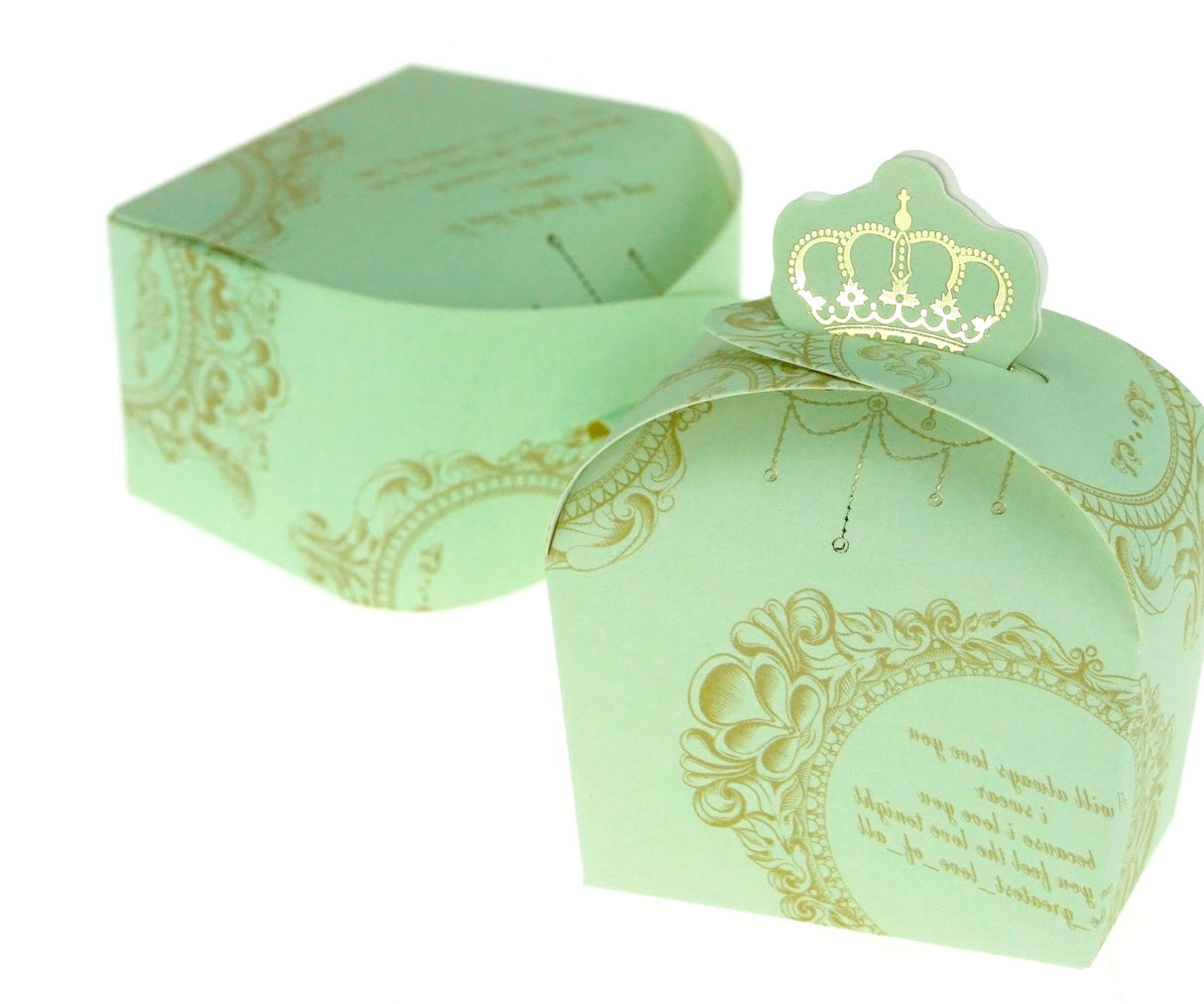 50x Scatole Corona Imperiale Portaconfetti confettata