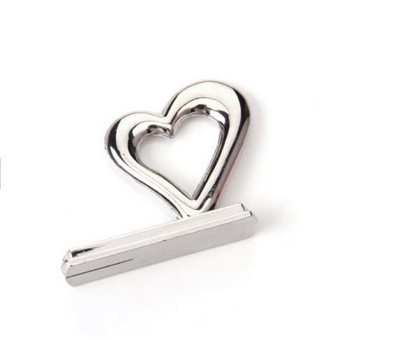 50pz segnaposto segnatavolo in forma cuore