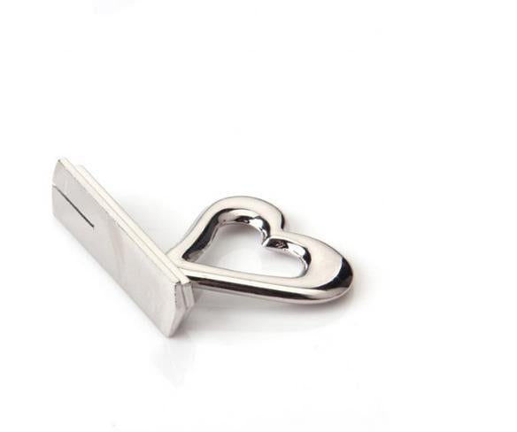 50pz segnaposto segnatavolo in forma cuore
