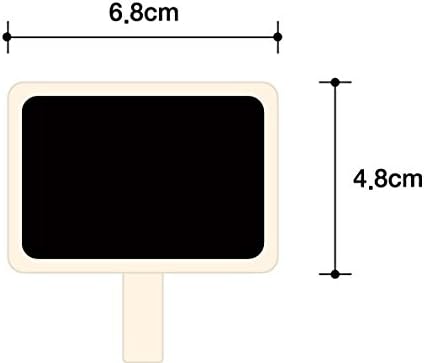 5 pezzi Mini Lavagna Lavagnette mollette di legno
