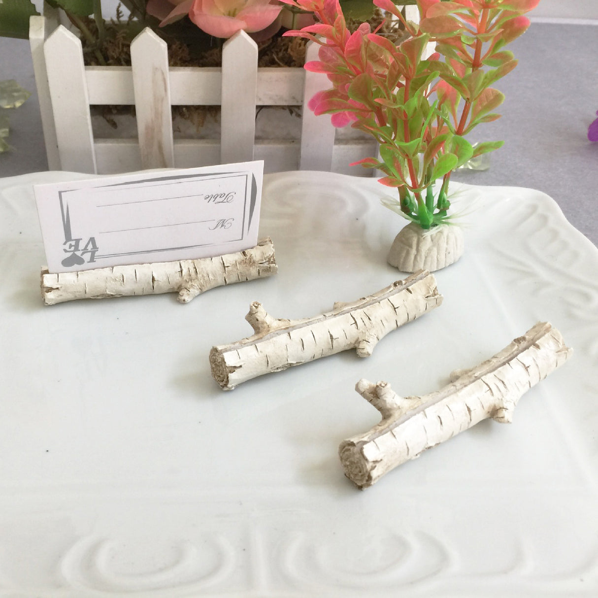 Segnaposto Ramo Di Albero Resina Giardino