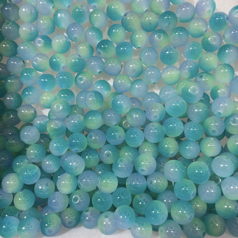 50 perline di vetro da 8 mm