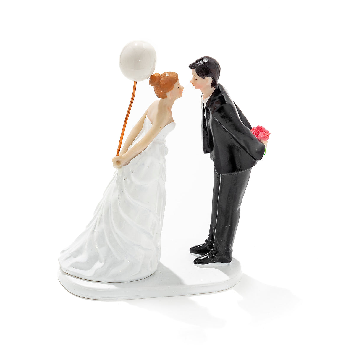 Cake Topper Matrimonio Decorazione Torta Resina Sposo Sposa Palloncino