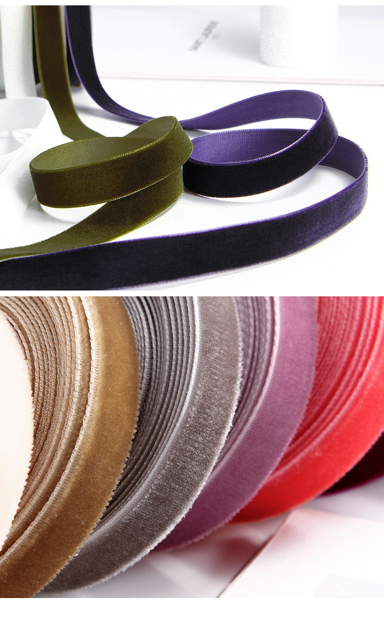 Nastro in velluto 10 yard larghezza 9mm