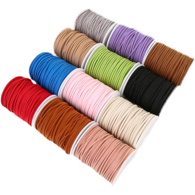 90m Cordoncino in pelle, Nastro in similpelle, corda di cuoio,bigiotteria fai da te