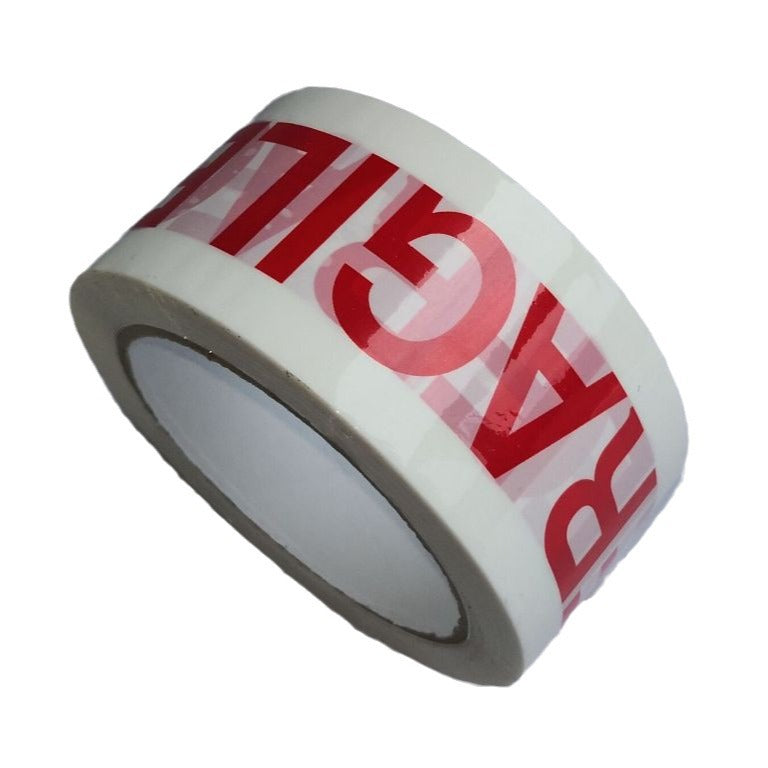 Nastro adesivo per imballo con scritta FRAGILE 48 mm x 66 mt