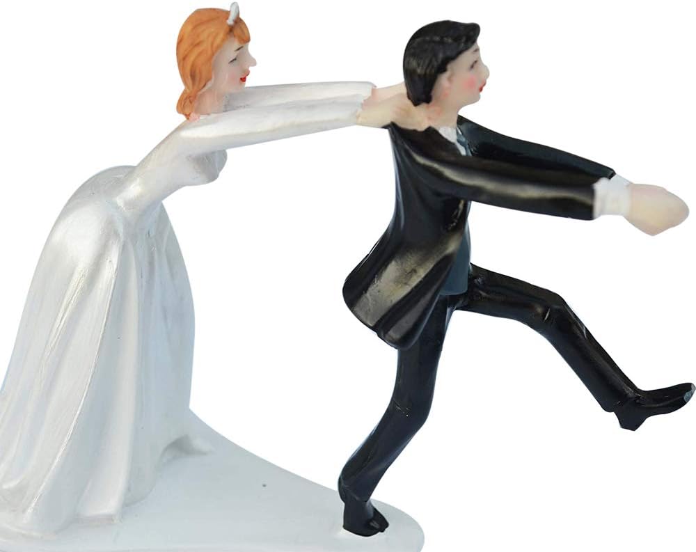 CAKE TOPPER MATRIMONIO DECORAZIONE TORTA RESINA COME BACK