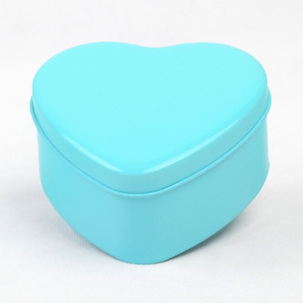 Scatole a forma di cuore metallo latta portaconfetti contenitore