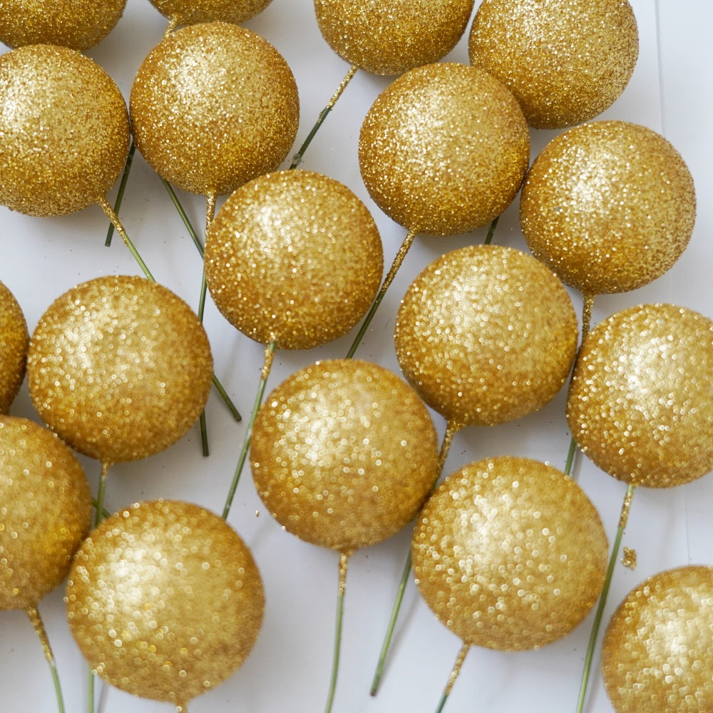 20 pezzi Mini Topper Palline palloncini per torta in schiuma 4cm diametro