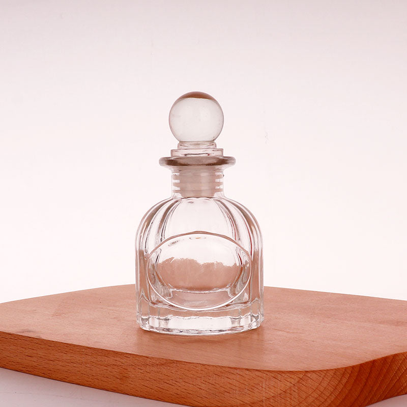 Mini barattolo di miele in vetro, bottiglietta porta profumo, 50ml con coperchio