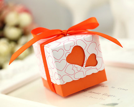 50pz Bomboniere Scatola CUORE Porta Confetti Segnaposto