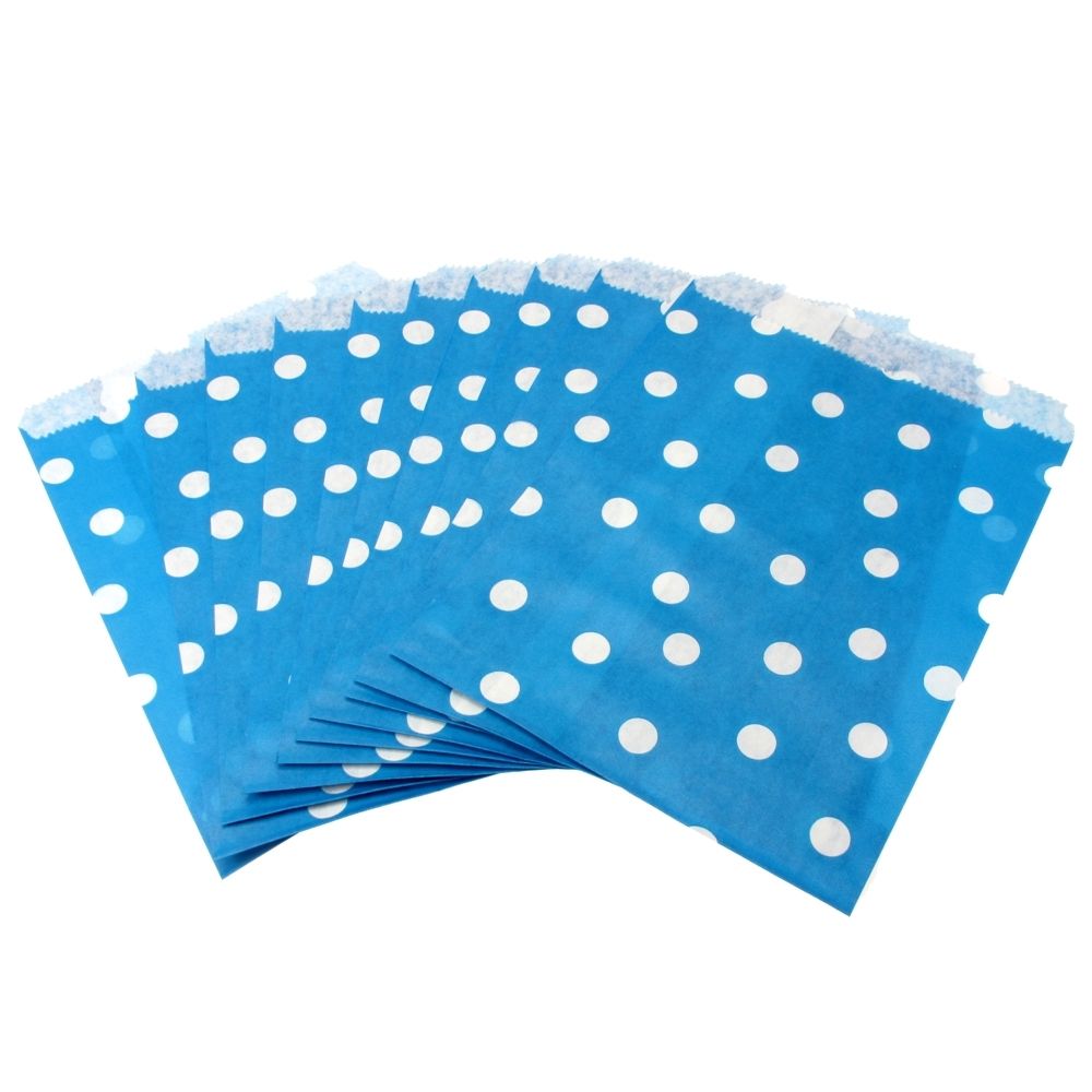 100x bustine 13 * 17CM carta porta confetti,dolce,pane,colorata pois