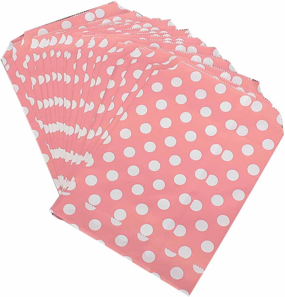 100x bustine 13 * 17CM carta porta confetti,dolce,pane,colorata pois