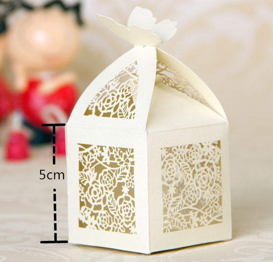 10pz Porta Confetti Farfalle Bomboniere Matrimonio