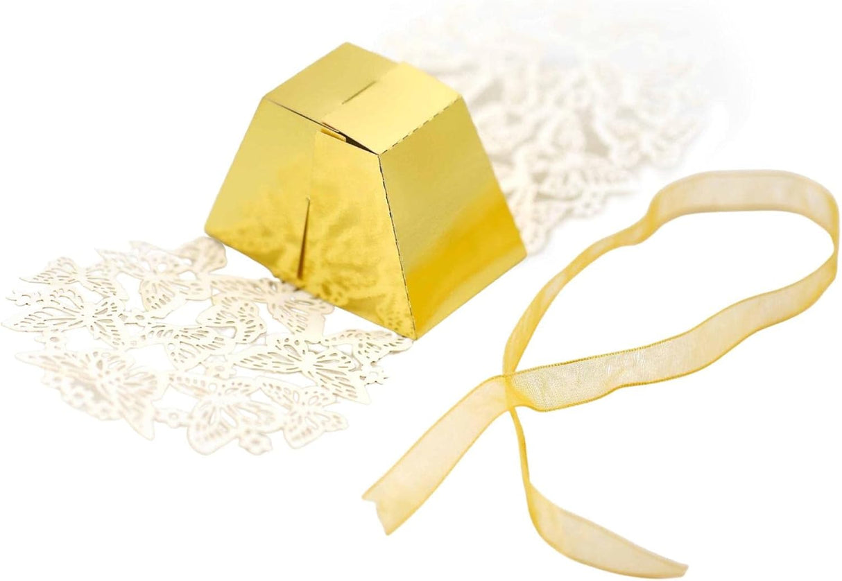 20x Scatole farfalle Portaconfetti Bomboniera anniversario 50 anni