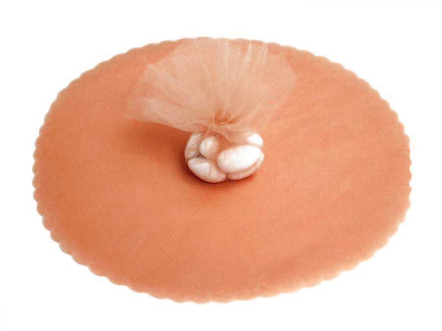 100x Velo VELI di Fata Tulle Organza Tondo VELETTI BOMBONIERE Fai da Te Confetti