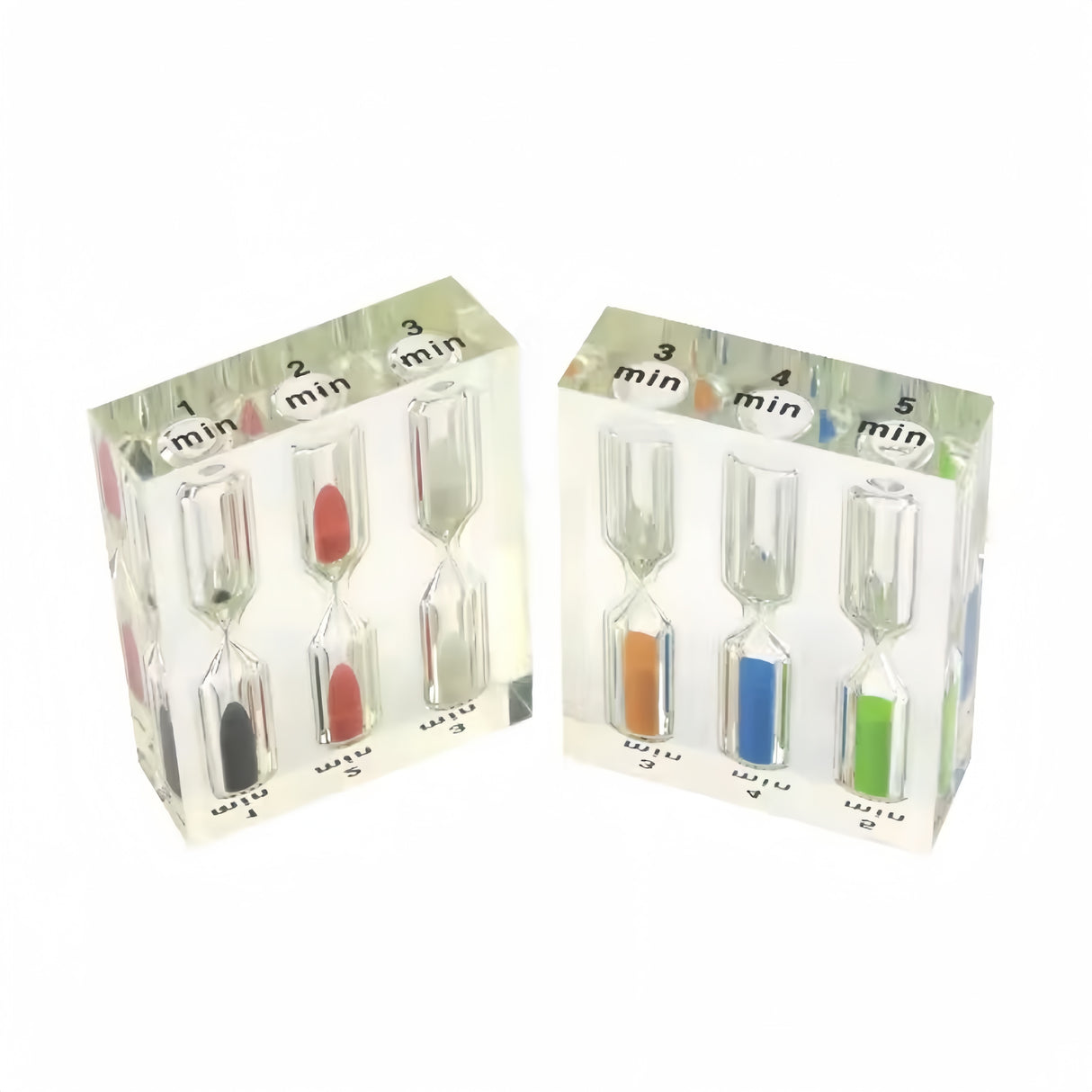 Clessidra a Sabbia in Vetro 1/2/3/4/5 minuti