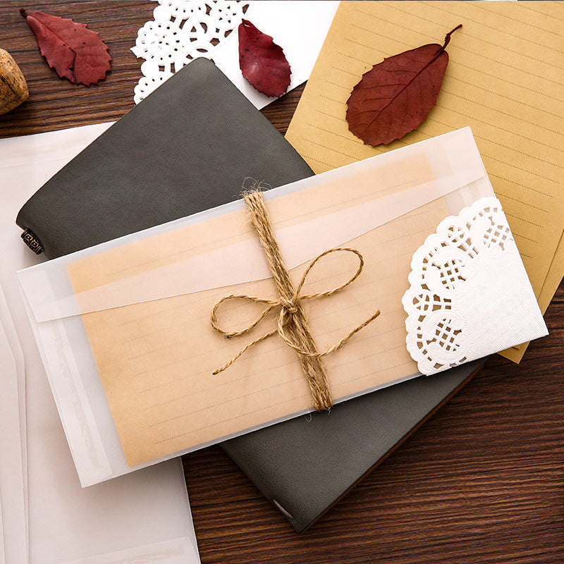 100 buste lettere traslucide bianche trasparente per partecipazione biglietto