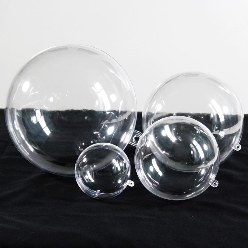 5 pezzi Sfera Rotonda Trasparente Plastica Appeso Porta Regalo Bomboniera