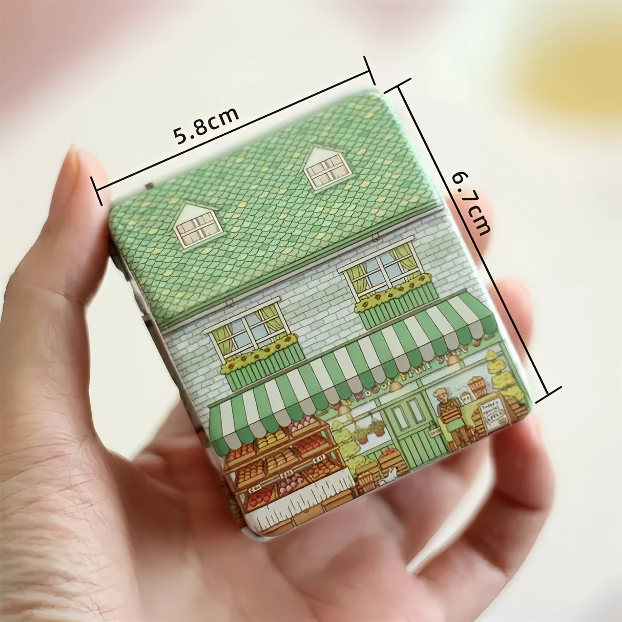 12 Pezzi Scatola Forma Mini CASA VILLETTA in Materiale Ferro PORTACONFETTI BOMBONIERE