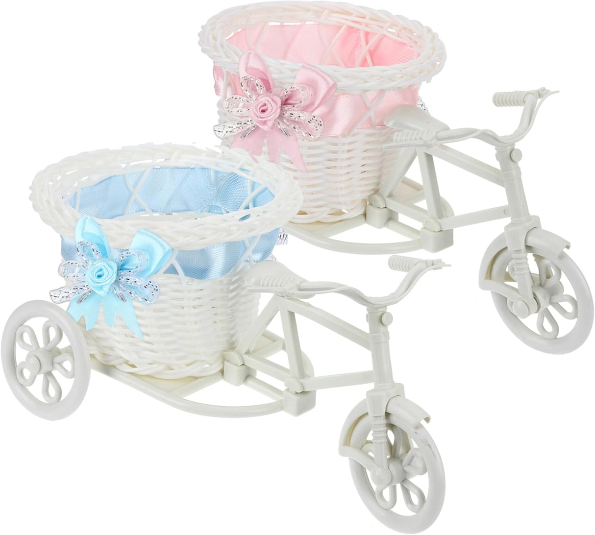 Cestino CESTO DI FIORE FORMA BICCLETTA Vaso Centrotavolo