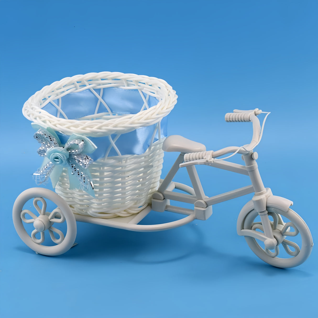 Cestino CESTO DI FIORE FORMA BICCLETTA Vaso Centrotavolo