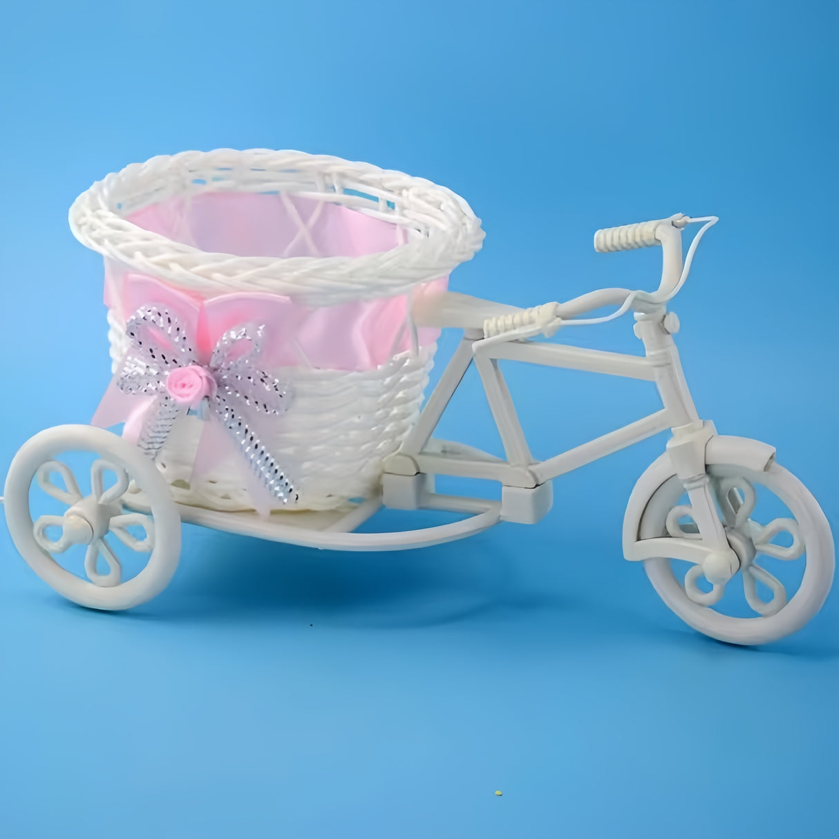 Cestino CESTO DI FIORE FORMA BICCLETTA Vaso Centrotavolo